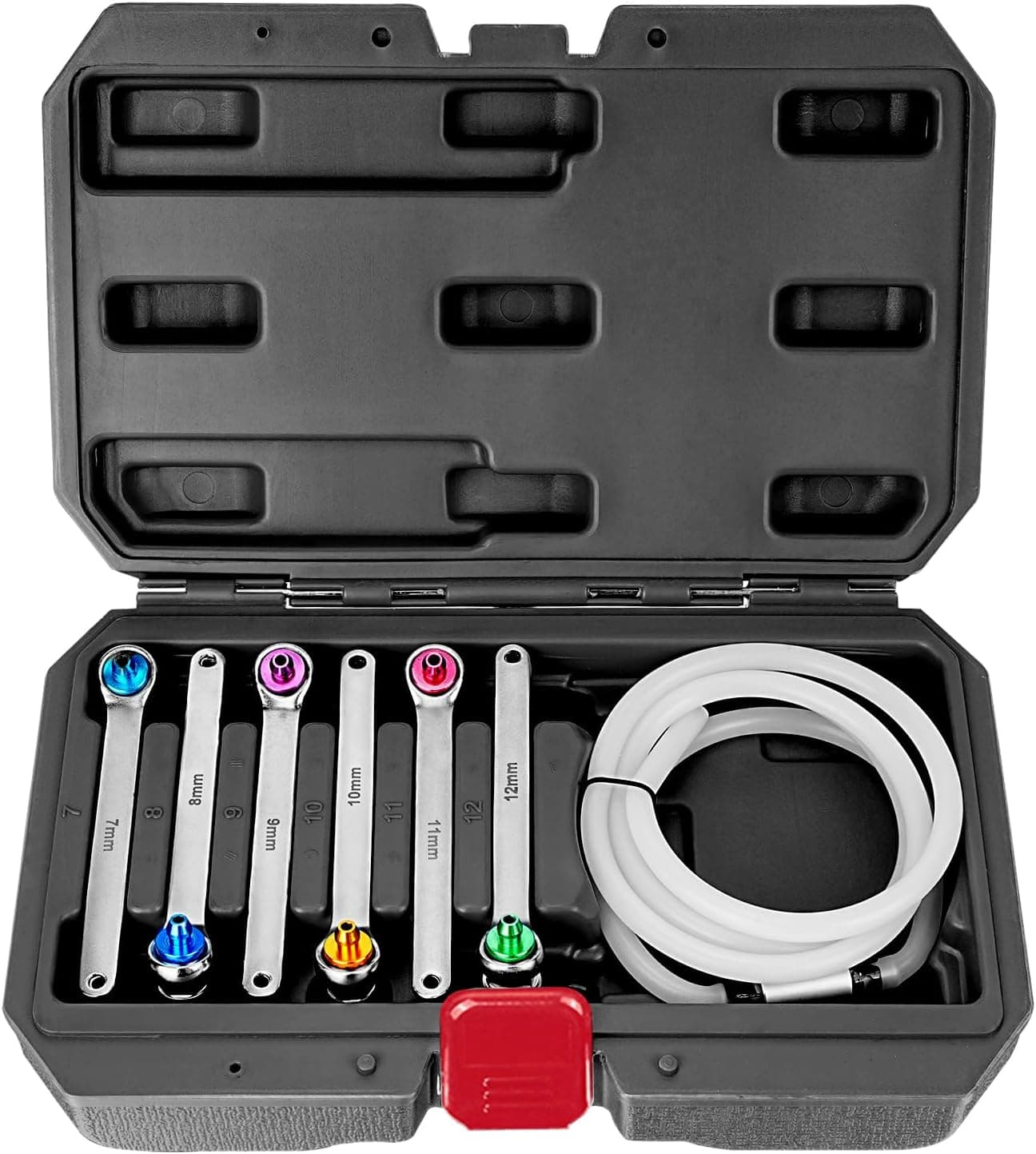 BILITOOLS Brake Bleeder Wrench Set, 7-12 MM with Non-Return Check Valve