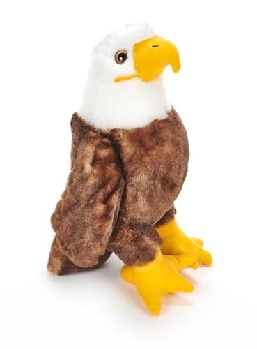 The Petting Zoo Bald Eagle Stuffed Animal Gifts for Kids Wild Onez Zoo Animals Bald Eagle Plush Toy 12 inches
