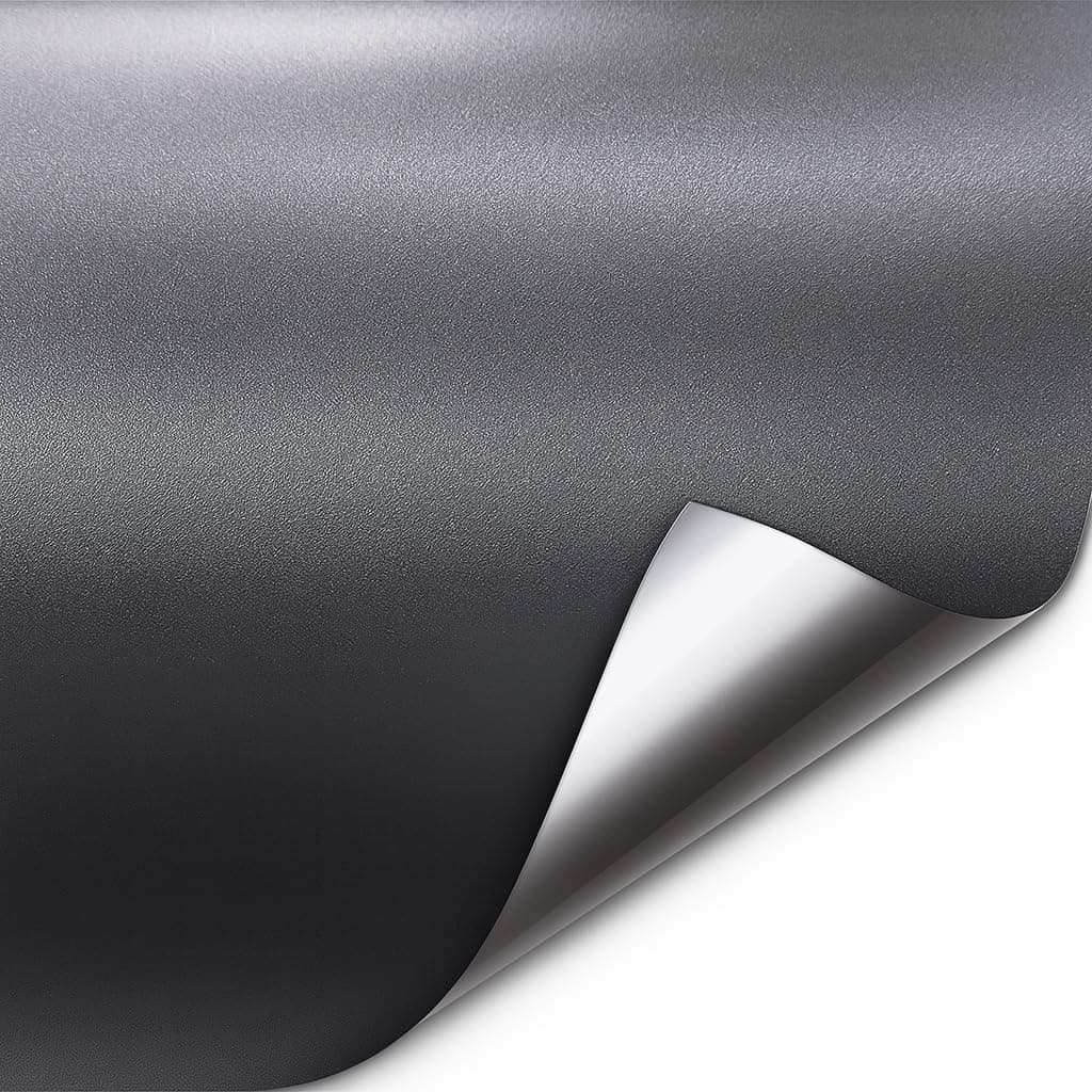 VViViD Matte Gun Metal Grey Vinyl Wrap Roll with Air Release Technology 1ft x 5ft