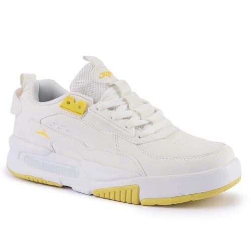 JQR Signature Men's Casual Sneaker Shoes Synthetic Upper Lace up Design Soft Cushioned Memory Foam Insole Extra Grip Comfortable Lightweight Durable for Gym, Workout, Walking & Everyday (Size-8)
