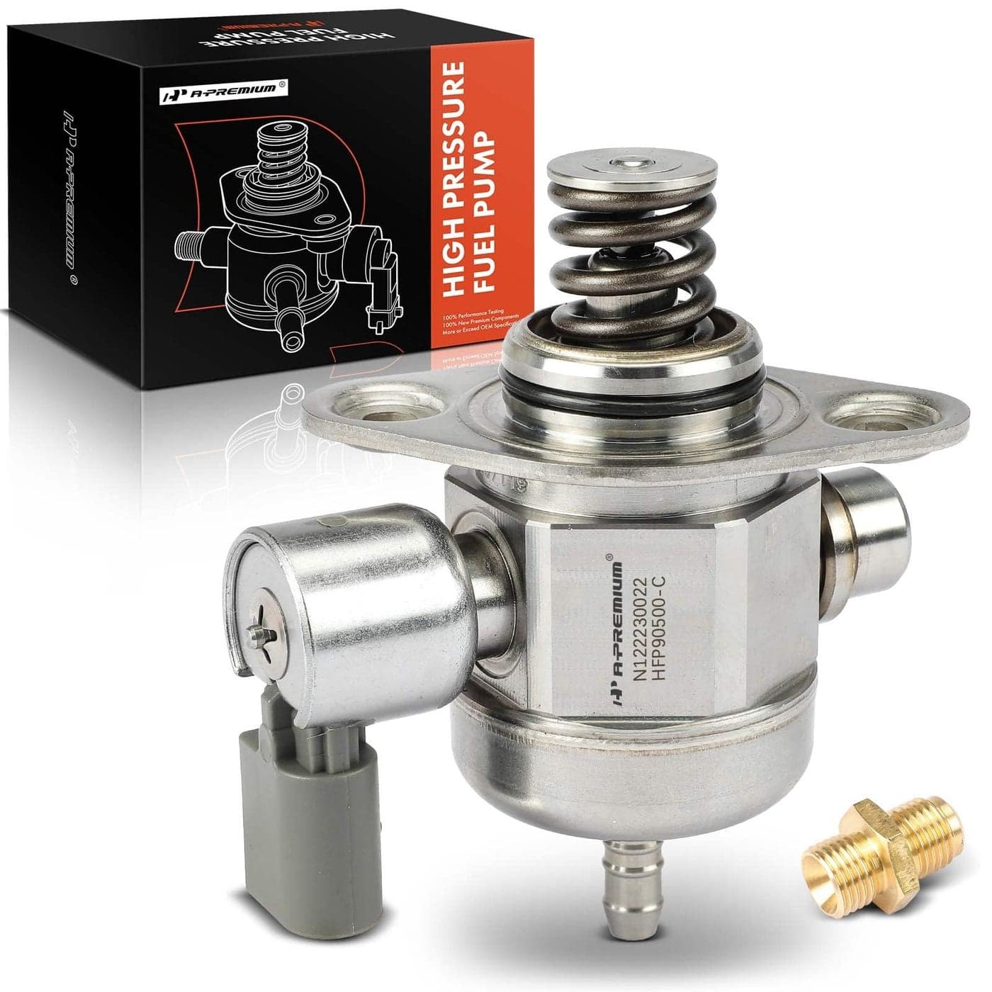 APremium High Pressure Fuel Pump with Bolts Compatible with Volkswagen Jetta Passat Tiguan Beetle CC Eos GTI Audi A3A3 Quattro Q3Q3 Quattro TT TTTTS Quattro 20082018 18L 20L