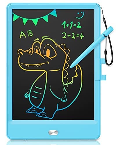 KOKODI LCD Writing Tablet 85Inch Colorful Doodle Board Electronic Drawing Tablet Drawing Pad for Kids Educational and Learning Kids Toys Gifts for 3 4 5 6 7 8 Year Old Boys and GirlsBlue
