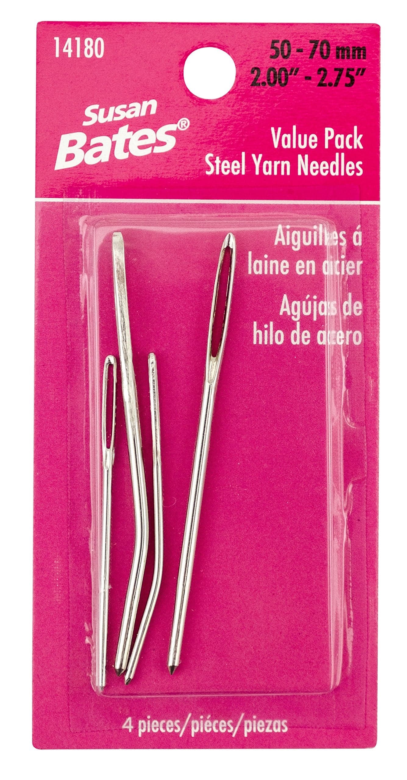 Susan Bates Value Pack Steel Yarn Needles