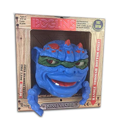 Boglins Foam Monster Puppet Red Eyed King Vlobb 8 Collectible Figure GlowinTheDark Eyes with Super Stretchy Skin Movable Eyes and Mouth Popular Retro Toy Great for Kids 5 and Collectors