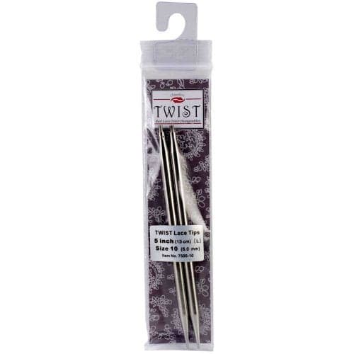ChiaoGoo Needle Tips 5 inch (13cm) for Twist Red Lace Interchangeable Set Size US 3 (3.25mm) 7505-3