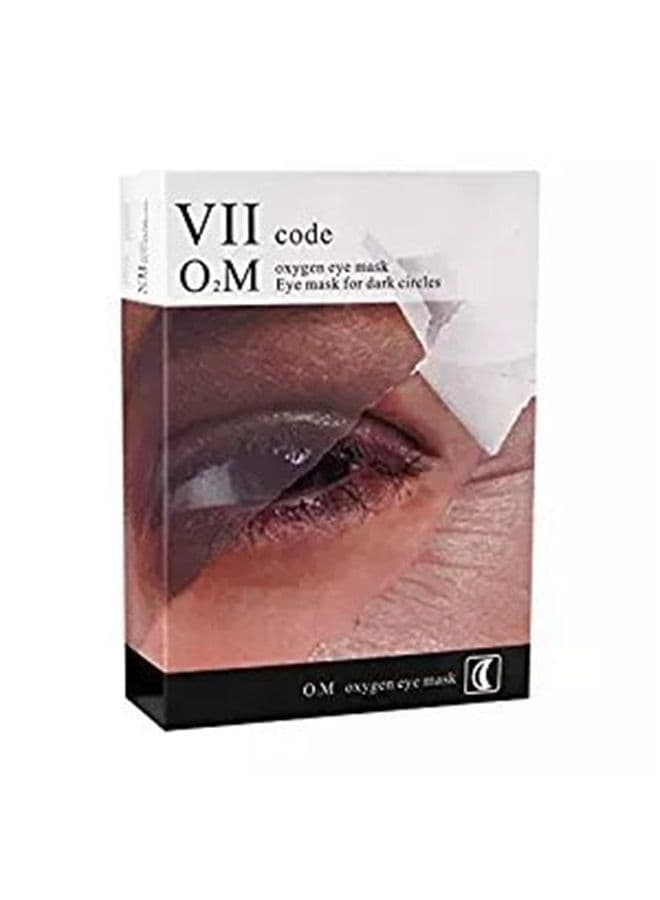 O2M Oxygen Eye Pads for Dark Circles - Reduces Puffiness, Crow's Feet, Fine Lines and Bags - Most Effective Treatments for Dark Circle 1 Box /6 Pairs