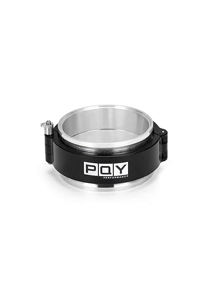 PQY 35 Inch Quick Release V Band Clamp with Flange Aluminum Quick Connect Intake Intercooler Pipe HD Clamp