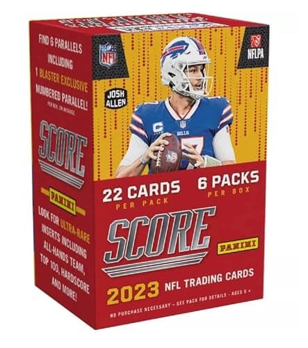2023 Score Football Card Blaster Box 132 Cards