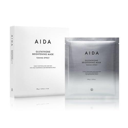 AIDA Glutathione Brightening Mask Toning Effect Gel Mask Pack 134oz X 4sheets