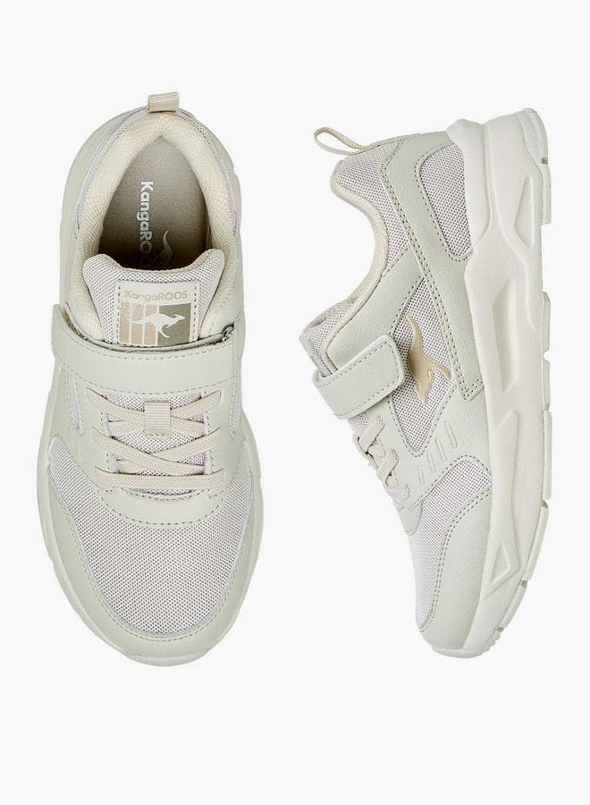 Girls Hook And Loop School Sports Shoes
