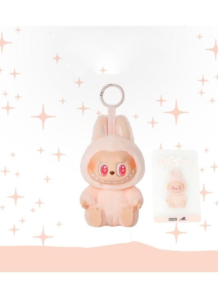 Cute Bubble Labubu Plush Toy Trendy Blind Box, Vinyl Face Macaron Doll Pendant