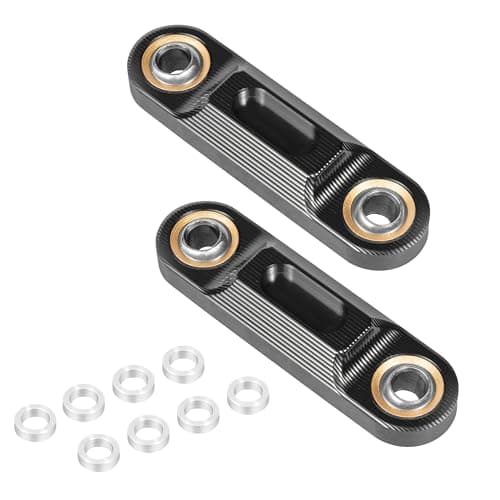 KAMIYONG 2pcs Sway Bar End Links for Spyder, Forearm Link 8cm Heim Joint Set Cylindrical Linkage Billet Aluminum Swaybar Links Fit for Can-Am Spyder F3 RT ST RS 2013-2025 Models Accessories,Black