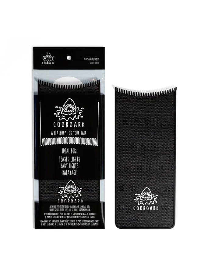 Authentic Balayage Board with Teeth | Original Highlighting Paddle from The Maker of Hair Highlighting Kit | Easy to Clean, Sturdy, Lightweight (Black)