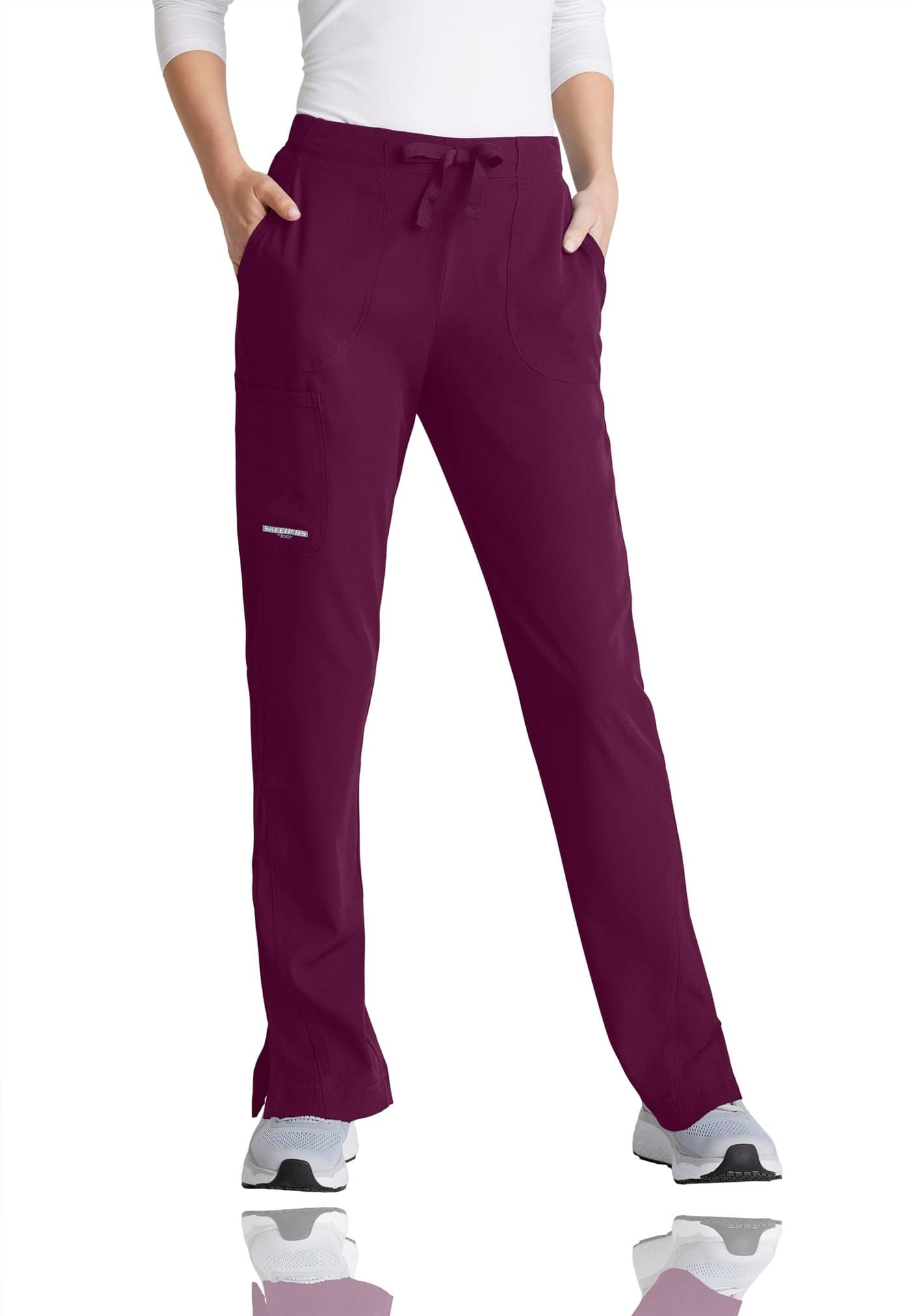 BARCO Skechers Vitality Women's Charge 4-Pocket Scrub Pant - Wine, M
