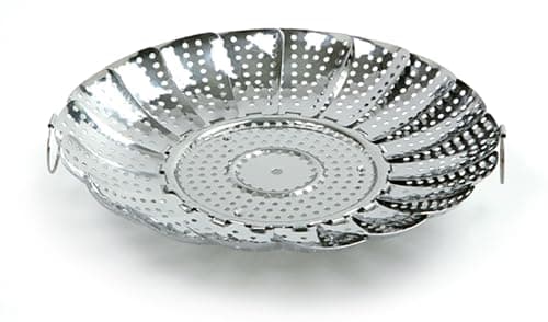 Norpro Stainless Steel Vegetable Steamer, 7.75 inch, Silver (176C)