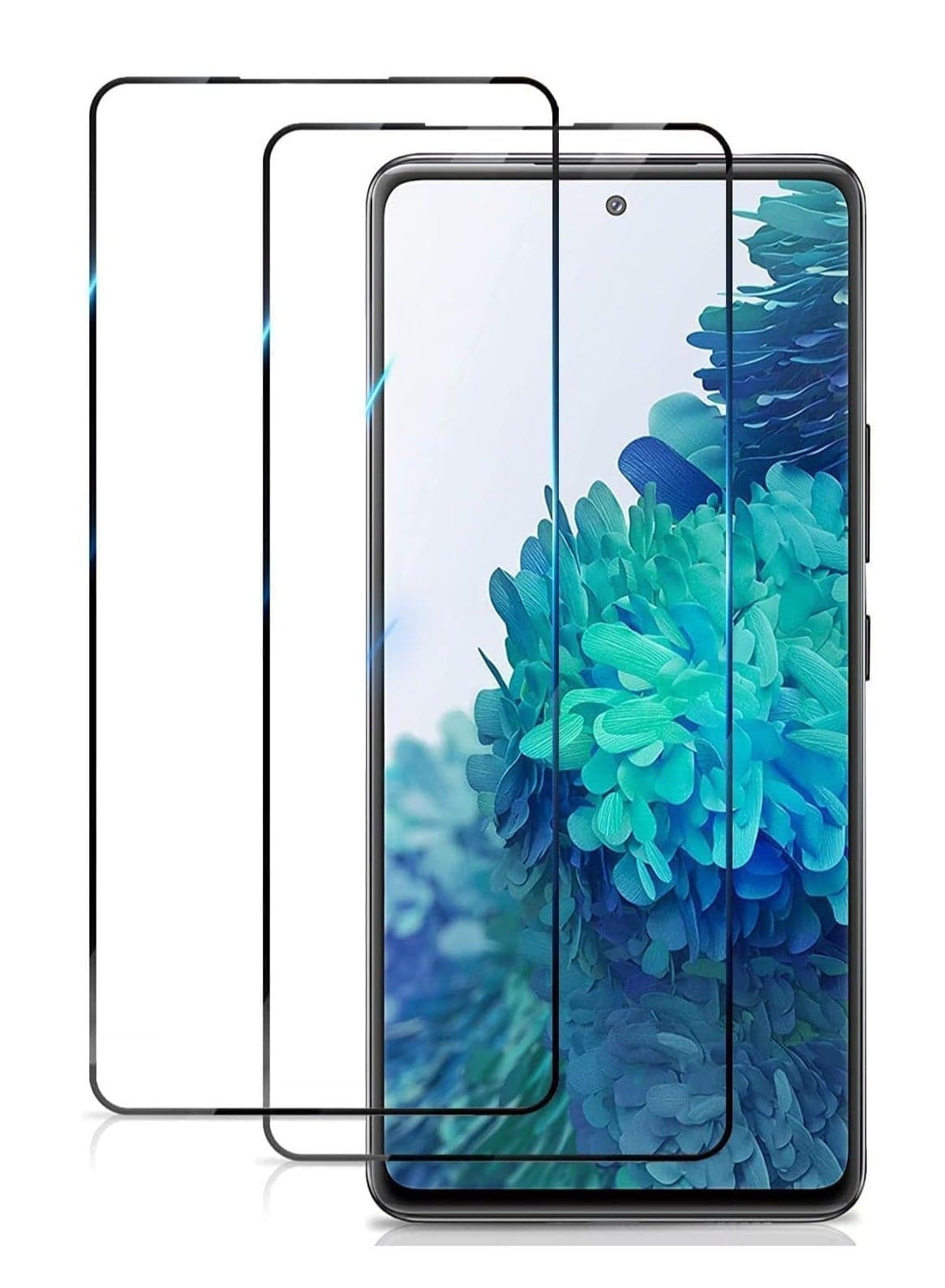 2 Pack 5D Clear Tempered Glass Screen Protector for Samsung Galaxy – Ultra HD Full Edge-to-Edge Coverage, 9H Hardness, Anti-Scratch, Bubble-Free, Case-Friendly, Easy Installation, Screen Guard for Samsung Smartphones SAMSUNG A50