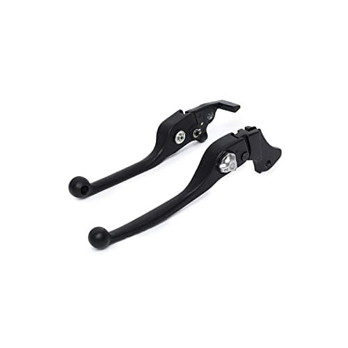 TVS Ronin Adjustable Levers Set, Silver, Motorcycle Brake Levers, for Optimal Performance and Style | Set of 2