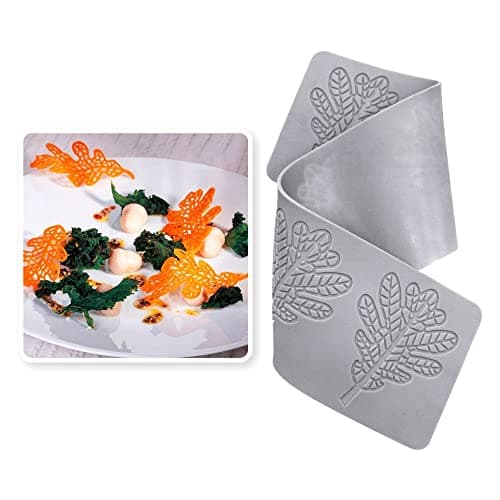 3D Hollow Leaf Silicone Mold Sugar Craft Cake Decoration Cupcake Top Polymer Clay Leaves Fondant Lace Pad