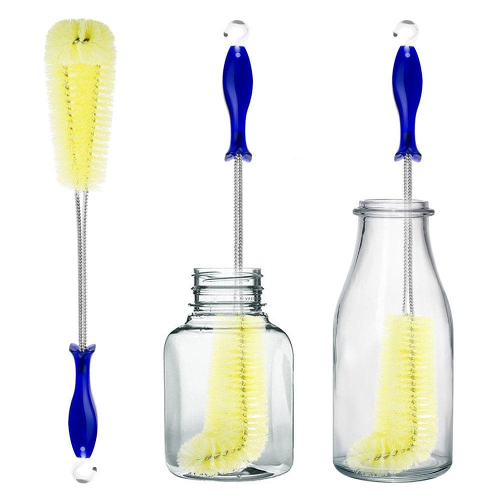Long Bottle Brush Cleaner 16 Bottle Cleaning Brush Flexional Water Bottle Cleaner Washer Tool for Water BottlesCupTumblers or Wine Stemware