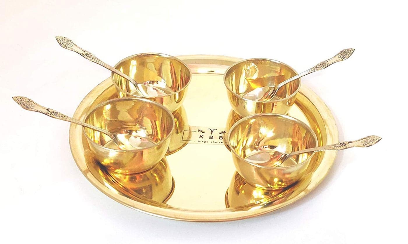 KBB Brass Desserts SetIcecream SetSweet Server Set9 Pieces