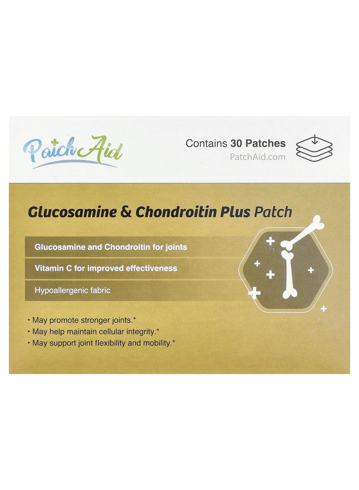 Glucosamine & Chondroitin Plus Patch, 30 Patches