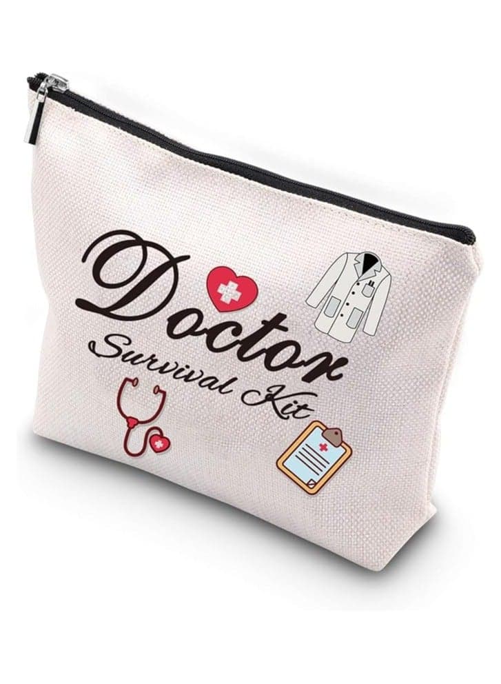Celebrating the Healing Touch Doctor's Day Cosmetic Bag | Doctor's Day Printed Cosmetic Bag Celebrate the Healers Among Us | Impeccable gift for Doctor's day Celebration.