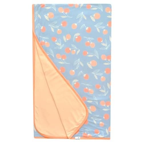 Copper Pearl Jumbo 3-Layer Baby Blanket: Soft Baby Quilts for Boys and Girls | Breathable, Cozy, Toddler Blanket | Baby Quilt for Newborns | 46x46 Premium Polyester/Rayon | Clementine