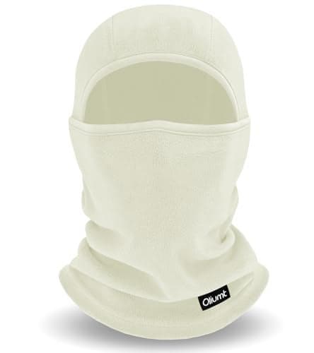 Oliumt Balaclava Ski Mask for Men & Women - Winter Face Mask with Multiple Wear Styles - for Outdoor Sports & Cold Weather (US, Alpha, One Size, Beige)