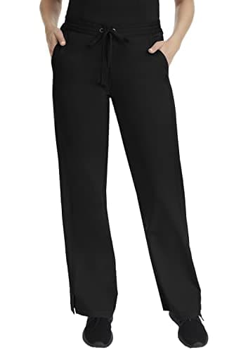 Healing Hands Scrub Pants for Women 2 Pocket Elastic Back Drawstring Pant Purple Label 9095 Taylor Black MP
