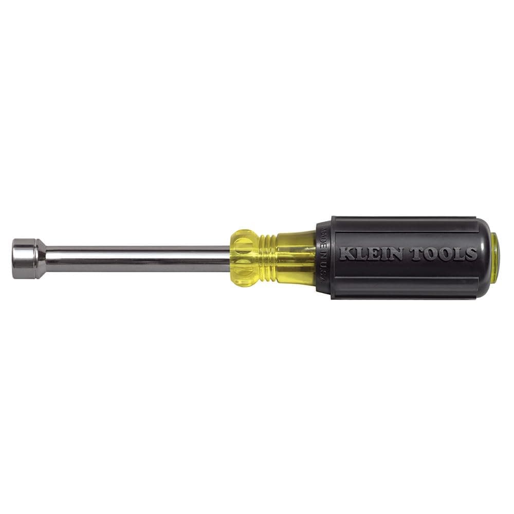 Klein Tools 63010MM 10mm CushionGrip Nut Driver with 3Inch Shaft Made in USA