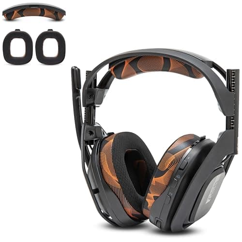 WC Mod Kit A50 Cooling Gel Earpads Headband Replacement for Astro A50 Gen 4 Gen 5 A50X by Wicked Cushions Enhanced Comfort Cooling Durability Kinetic Wave