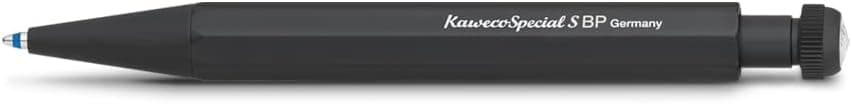 Kaweco SPECIAL S Ball Pen Black I Retractable Ballpoint Pen with Standard D1 Refills in a Tin Box I Aluminium Ball Pen 105 cm