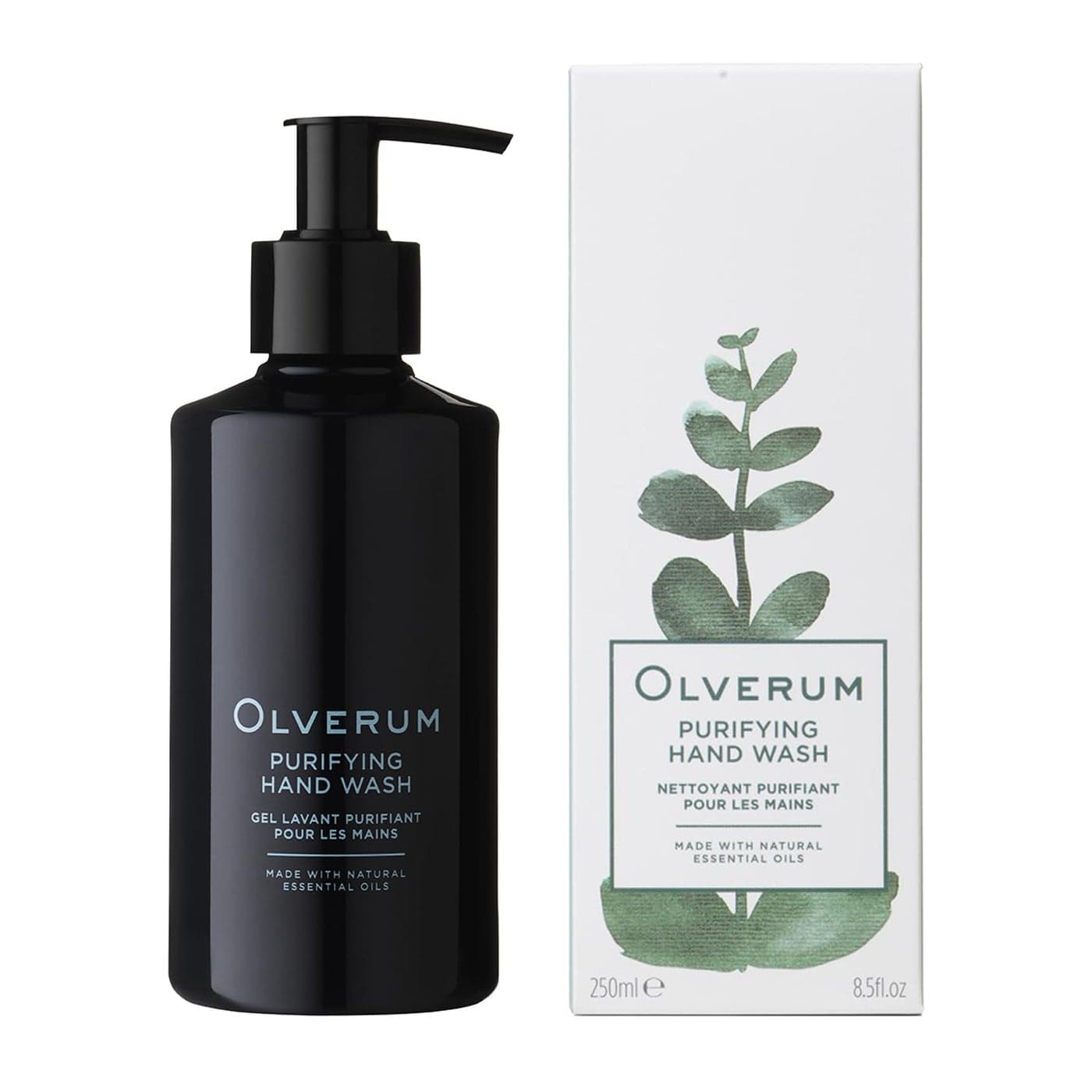 OLVERUM Natural Purifying Hand Wash Clean Vegan Skin Care 85 fl oz 250 ml