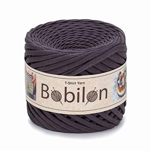 Cotton TShirt Yarn 57 mm Jersey Ribbon for Crochet Knitting Macrame DIY Crafts 110 Yards Soft Cotton for Bags Baskets Cushions Nightfall