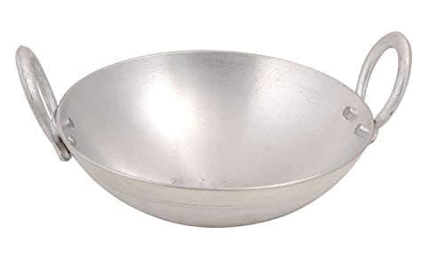 RJ kitchenware Store Aluminium kadhai Premium Range of Aluminum Deep Kadai | Non Induction | Non Stick | Deep Cooking (30 Liter)