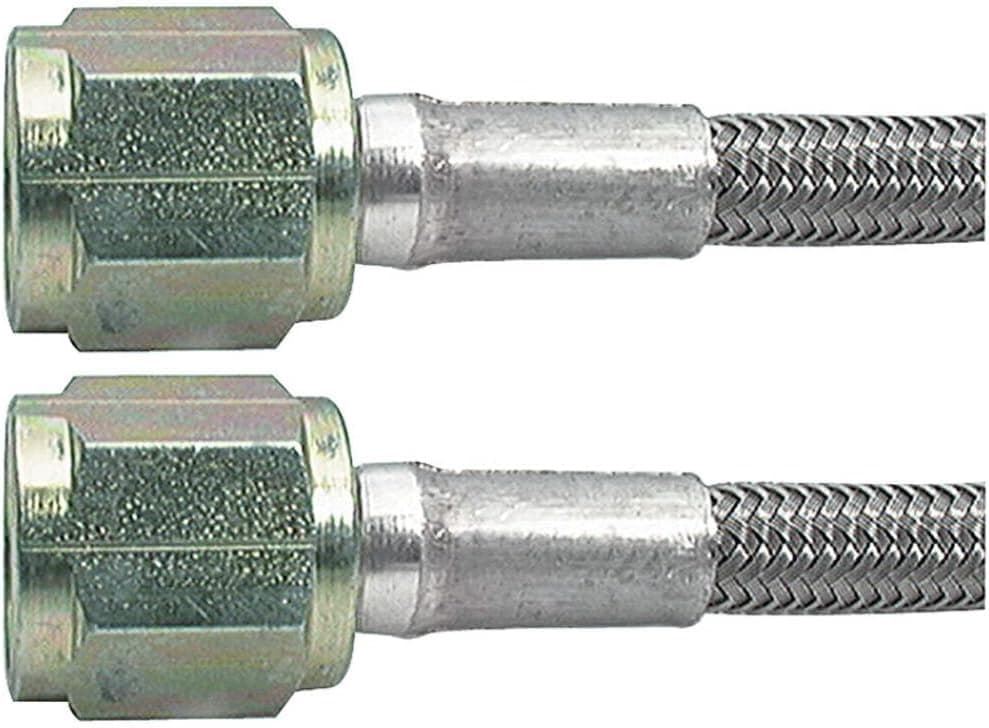 Allstar Performance ALL46310-9 9" #3 Braided Steel Lines With -4 Ends