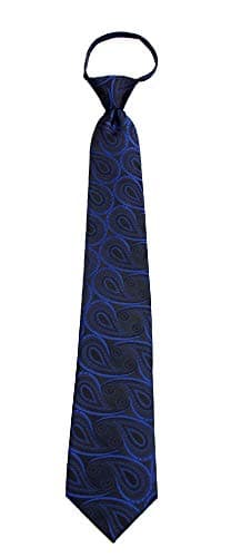 Buy Your Ties ZIP-12407 - Mens Pre-made Zipper Tie Fashion Zip Up Neckties
