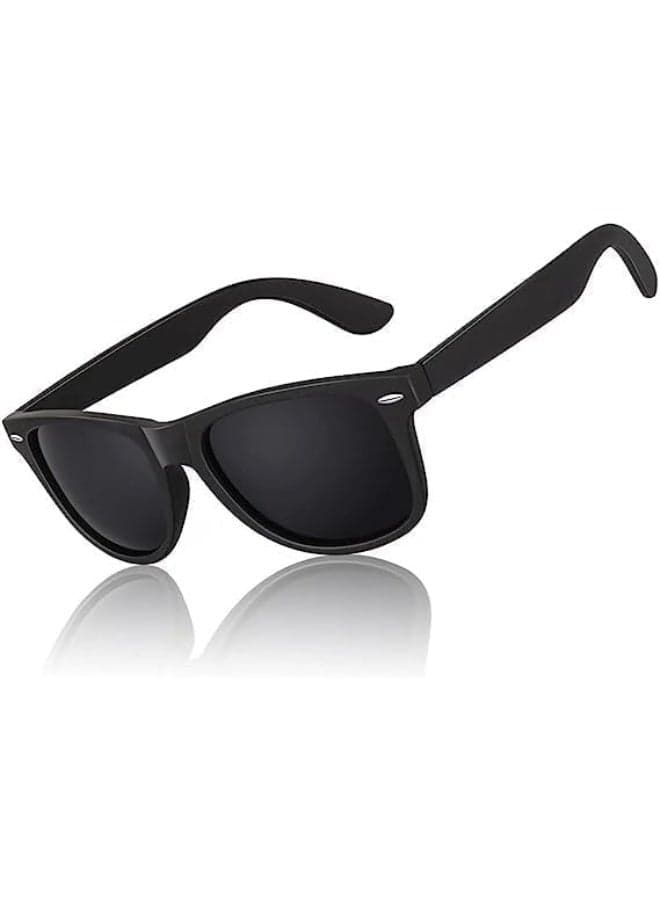 Polarised Sunglasses for Men Women UV400 Protection Shades 80's Retro Style Driving Cycling Sports Fishing Travel Sun Glasses, One Size