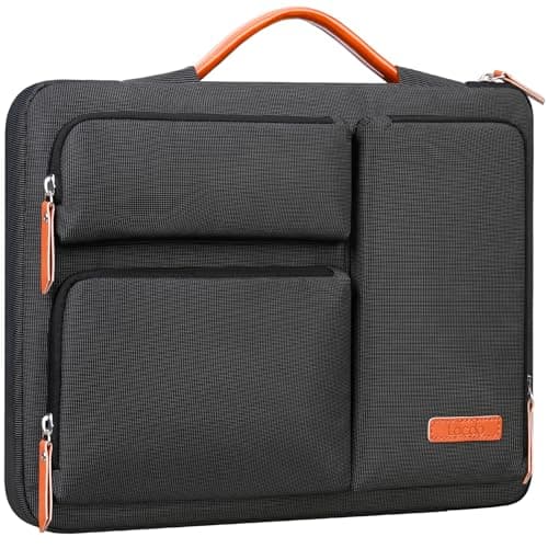 Lacdo 360 Protective 1516 inch Laptop Sleeve Case for 15156 inch Acer HP Lenovo Dell ASUS Laptop 16 inch New MacBook Pro M5 ProMax A3428 A3429 2026 A3403 A3186 A2991 A2780 Computer Bag Black