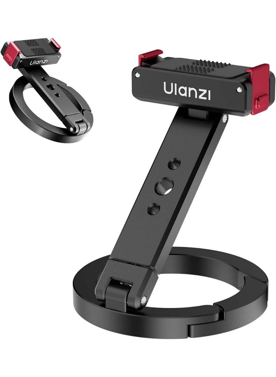Ulanzi MA04 Magnetic Quick Release Action Camera Mount for DJI Osmo Action 6 - Multi-Axis Adjustable Aluminum Holder