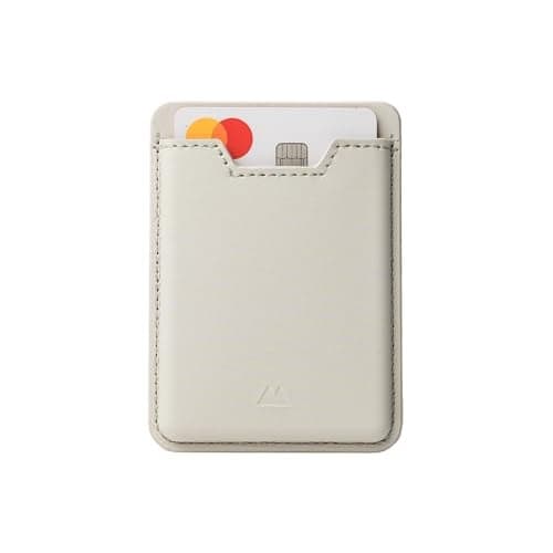 Mous MagSafe Compatible Wallet Card Holder Cell Phone Magnetic Wallet for iPhone 17 iPhone 16 iPhone 15 iPhone 14 iPhone 13 and iPhone 12 Models MagSafe Compatible Accessory Sand
