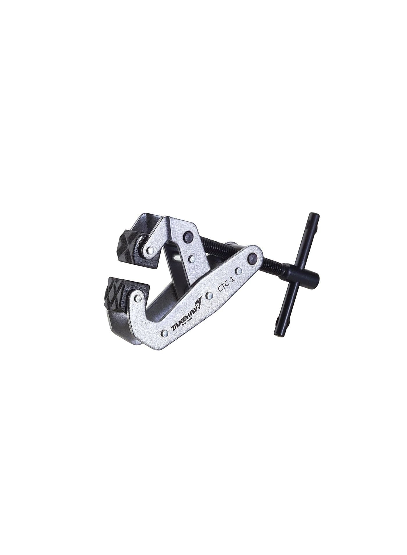 TAKEWAY Clamp with T-Handle, Deep Throat Welding and Fabricating, Multi-Purpose Lever Clamp, Cantilever Arm Clamps For Secure Hold, 1" Opening Capacity, 1 Pack
