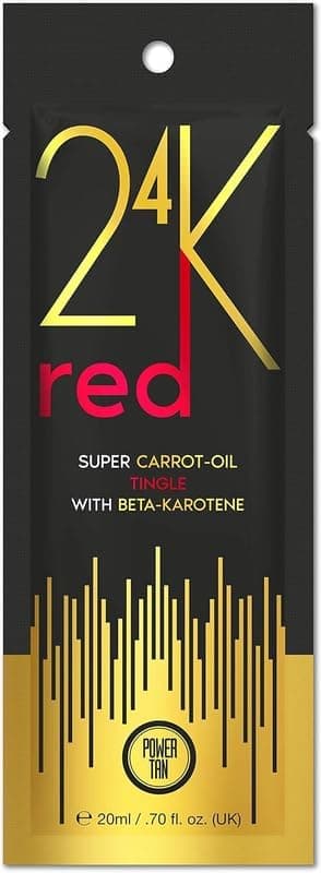 Power Tan 24K Red Tingle Sunbed Tanning Lotion Accelerator 20ml
