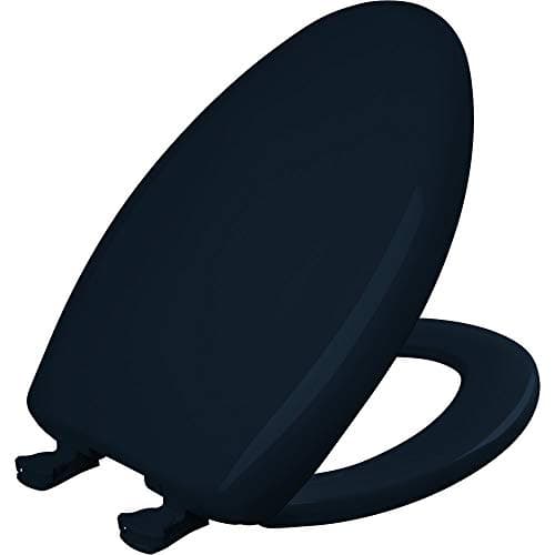 Bemis Classic Colors Slow Close Toilet Seat, Easy Clean Hinges and Durable Plastic Seat, Made in USA, Elongated, Navy