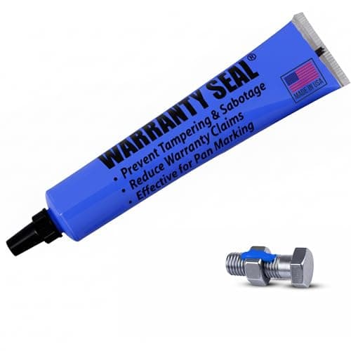 Sherco-Auto Blue Tamper Proof Cross Check Repair & Maintenance Warranty Seal 1.8 Oz Squeeze Tube Paint Marker - 1 Tube - Made in USA