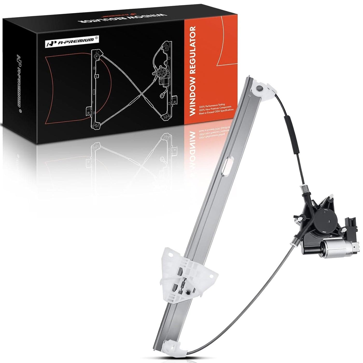 A-Premium Electric Power Window Regulator with Motor for Mazda CX-9 (2007-2015) Front Right Passenger Side