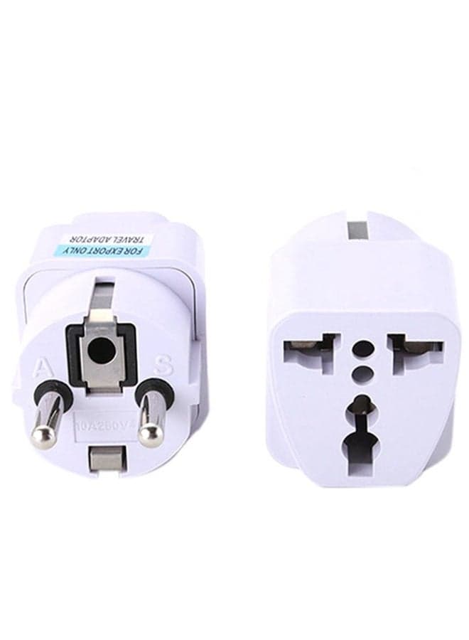 UK/US/AU To EU/AC Travel Adapter