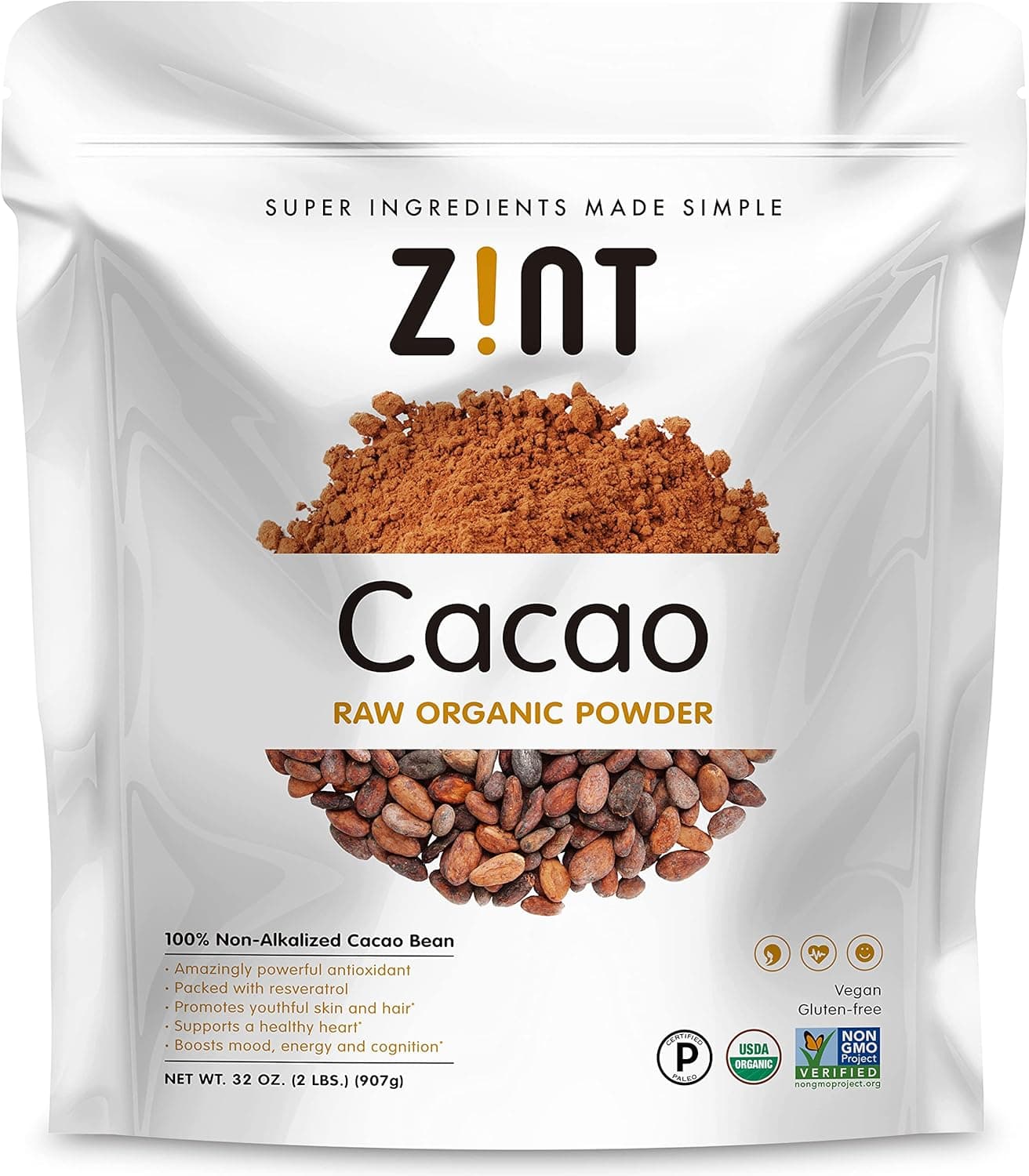 Zint Raw Organic Cacao Powder 2 lbs