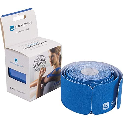 StrengthTape Kinesiology Tape 5M Precut K Tape Roll Premium Athletic Tape Support and Prevent Injuries Multiple Colors Available