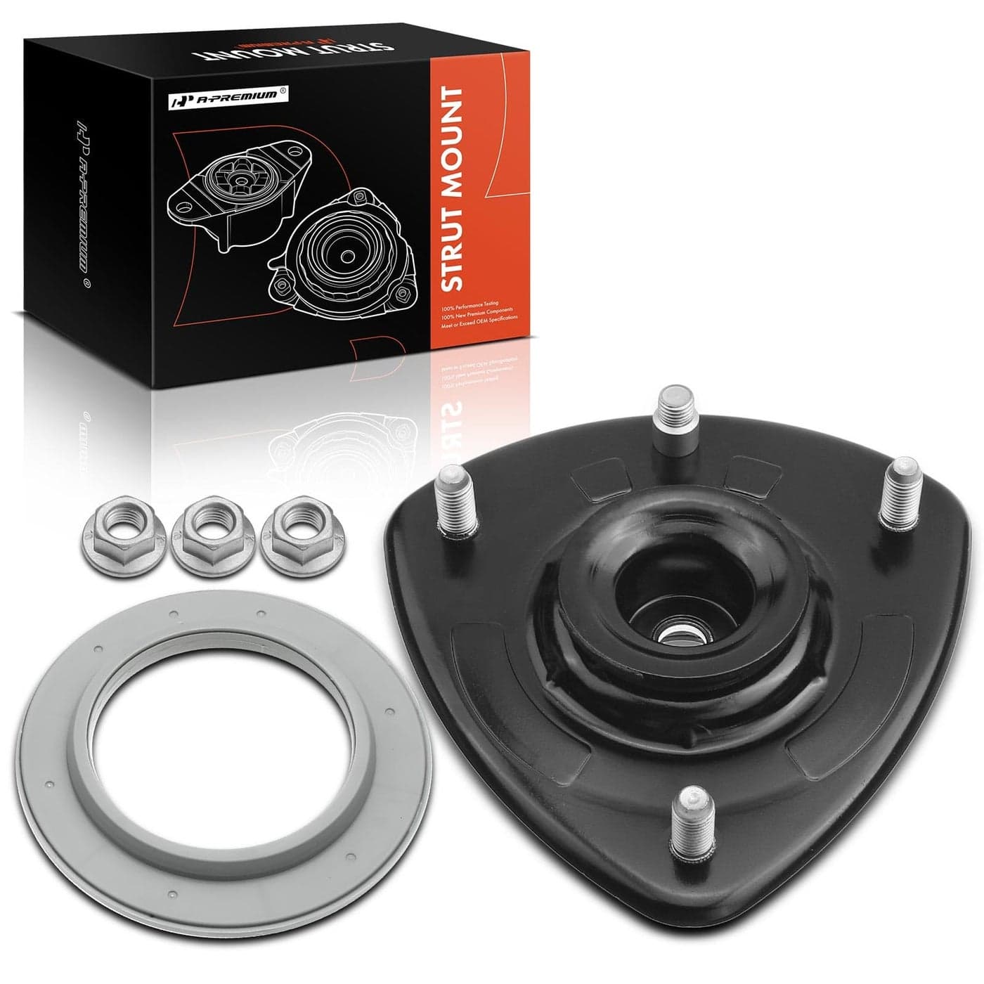 APremium Front Driver or Passenger Side Suspension Strut Mount Compatible with Honda Accord 20132015 20L 24L 35L